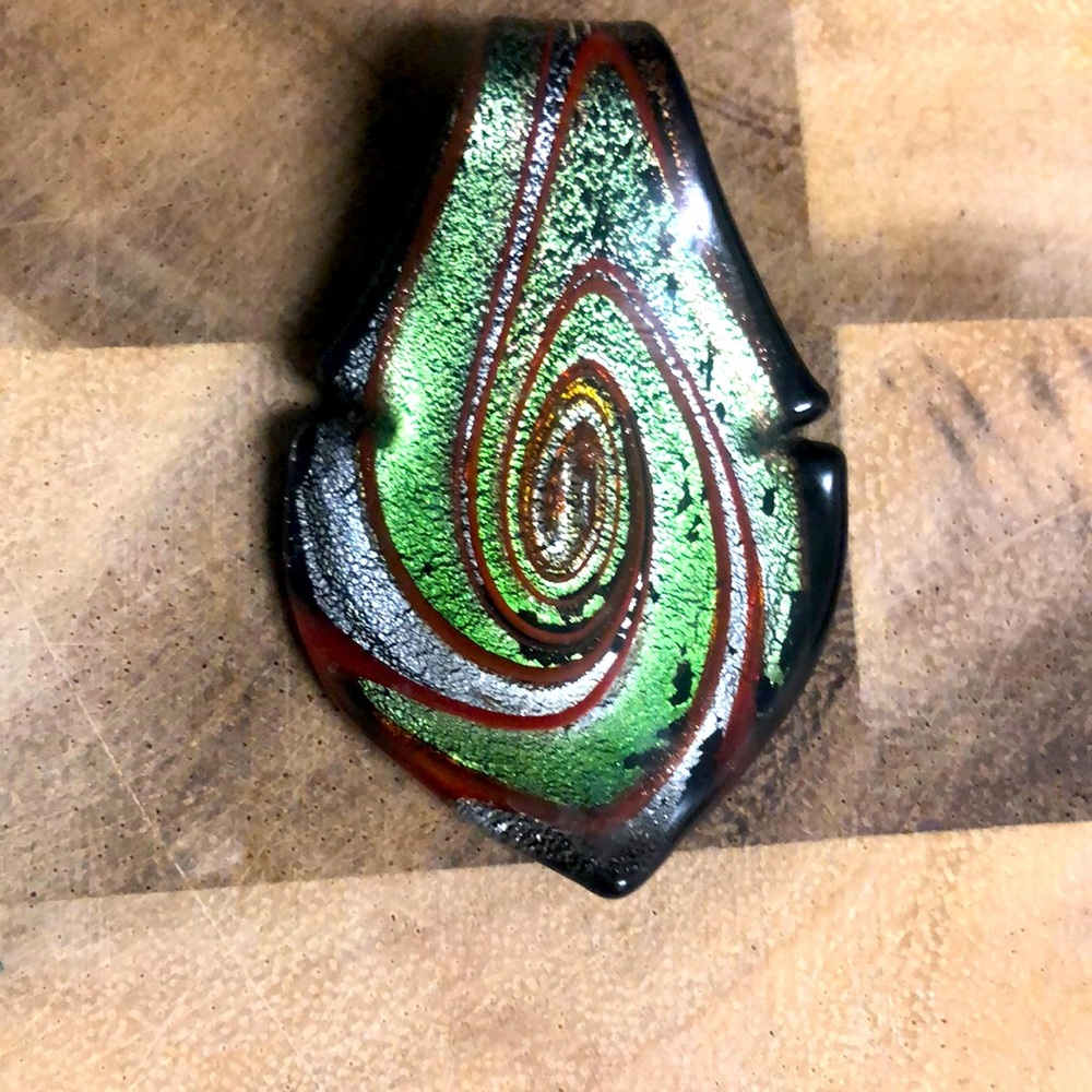 Vintage glass charm